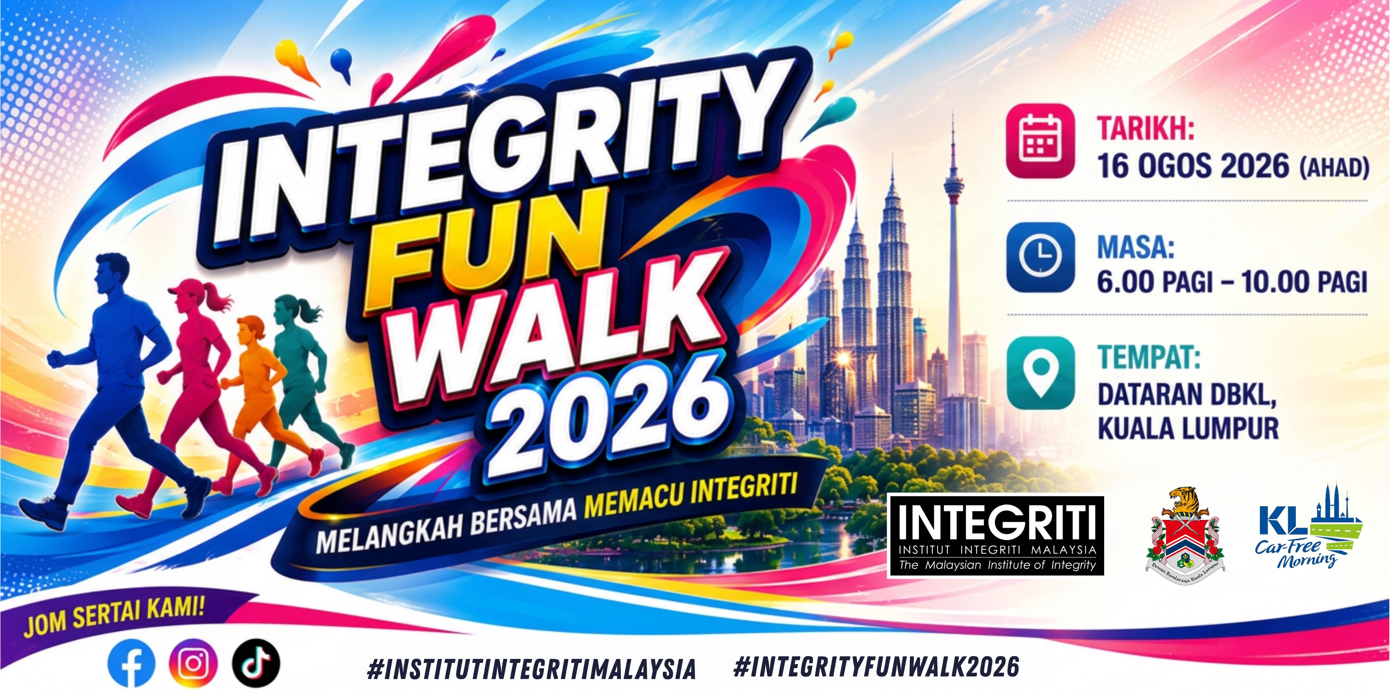 Integrity Fun Walk 2026 Banner